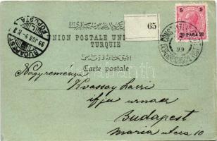 1899 (Vorläufer) Constantinople, Istanbul; Thérapia. Otto Keil Art Nouveau, floral, night (EK)