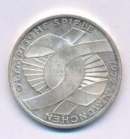 Német Szövetségi Köztársaság 1972J 10M Ag "Olimpia-München / Csomó" T:AU patina Federal Republic of Germany 1972J 10 Mark Ag "Olympic Games Munich / Knot" C:AU patina Krause KM# 131