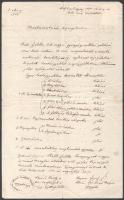 1884-1897 Kolozsvár, Ráth Izabella munkamesternői bizonyítványáról közjegyző által kiállított 2 db hivatalos igazolás/másolat, mindkettőn 50kr okmánybélyeggel