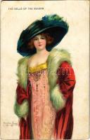 1915 The Belle of the Season No. 1551. / Lady art postcard, litho s: Hamilton King (fl)