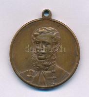 1902. "Kossuth Lajos 1802-1902" születésének 100. évfordulójára kiadott bronz emlékérem fü...