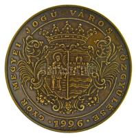 Lebó Ferenc (1960- ) 1996. "Győr város jubileumi érme - 1271 V. István - 1743. Mária Terézia / ...