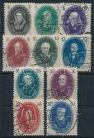 NDK 1950 Mi 261-270 (Mi EUR 150.-) (Mi 261 falcos / hinged)