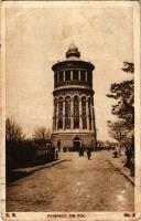 1922 Bucharest, Bukarest, Bucuresti, Bucuresci; Foisorul de Foc No. 3. / firefighter's tower (creases)