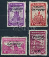 Szerbia német megszállás 1943 Mi 99, 100, 103, 106 garancia nélkül (Mi EUR 460.-)