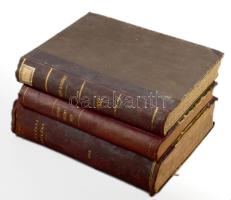 1898-1916 Belügyi Közlöny 9 kötete:
1898 III. évf. 1-24. sz., XXXI+1+572 p.;
1902 VII. évf. 1-56 s...