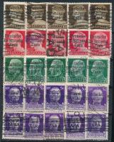 Német megszállás a II. világháború alatt Zara 5 klf érték 5-5 példányban, garancia nélkül / no guara...