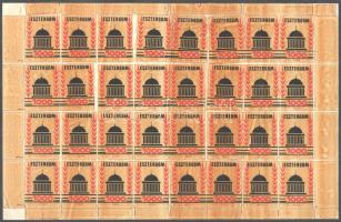 Esztergom 1000 éves 32 db-os öntapadós levélzáró ív