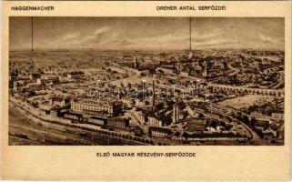 Budapest X. Kőbánya, Első magyar részvény-serfőzde. Haggenmacher, Dreher Antal serfőzdéi, sörgyár reklám