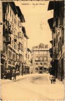 1914 Trento, Trient (Südtirol); Via S. Pietro / street view, shop + "K.u.K. 3. Regiment der Tiroler Kaiser ?" (fa)