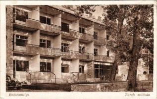 Balatonaliga (Balatonvilágos), Tünde szálloda, automobil (fl)