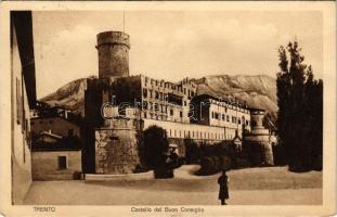 1914 Trento, Trient (Südtirol); Castello del Buon Consiglio. Domenico Pisetta / castle + "K.u.k. III. Regiment der Tiroler Kaiser Jäger" (fa)
