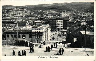 Trieste, Trieszt; Panorama / general view, trams
