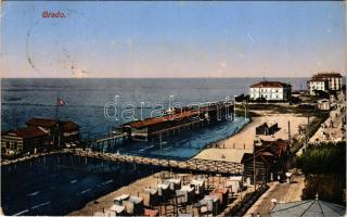 1912 Grado, beach. Dep. G. Stockel &amp; Debarba (EK)