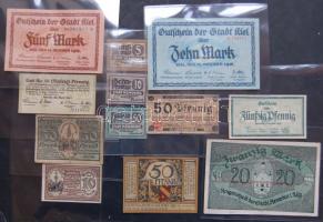 Német Birodalom/Weimari Köztársaság 1918-23. 313db szükségbankjegy T:vegyes