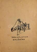 Haranghy Miklós: Szolgálatom emlékére. 17 sztl. lev. 1980. Haranghy Jenő fia. (Karikatúrák a katonaéletből). Fólió! Nagyon ritka! Haranghy Miklós, nagyrévi (1920-1999) festőművész, grafikus, a volt M. Kir. Jász-Kun I. ő. huszársztály tisztje, nyugalmazott lótenyésztési felügyelő.