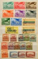 Klasszikus és régi magyar bélyegek közepes berakóban