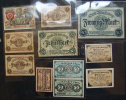 Német Birodalom/Weimari Köztársaság 1918-23. 313db szükségbankjegy T:vegyes