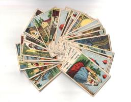 32 lapos vetőkártya csomag, magyar, szerb, német és horvát feliratokkal. [Teljes] (1920 körül).
[Bu...