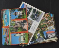 100 db MODERN megíratlan magyarországi város képeslap / 100 modern unused Hungarian town postcards