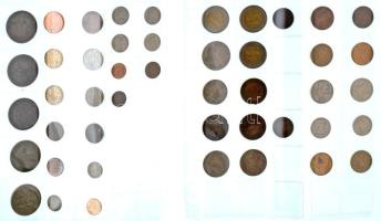 Dél-Afrika 1932-2010. 45db különféle érme két berakólapon, mindegyik más évszám vagy portré T:AU-VF South Africa 1932-2010. 45pcs of diferent coins in two coin holder sheets, all different date or portrait C:AU-VF