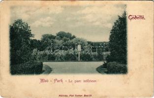 Gödöllő, Alsó Park. Pick Testvérek kiadása (EM)