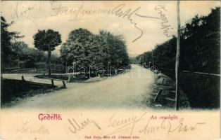 1899 Gödöllő, Országút. Pick testvérek kiadása (EK)