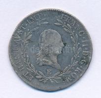 1805E 20kr Ag "I. Ferenc" Gyulafehérvár (5,97g) T:VF, repedés, karc
Hungary 1805E 20 Kreu...