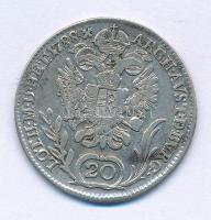 1788B 20kr Ag "II. József" (6,45g) T:VF Hungary 1788B 20 Kreuzers Ag "Joseph II" (6,45g) C:VF Huszár: 1880., Unger III.: 1329.a
