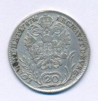 1787B 20kr Ag "II. József" (6,50g) T:VF Hungary 1787B 20 Kreuzers Ag "Joseph II" (6,50g) C:VF Huszár: 1880., Unger III.: 1329.a