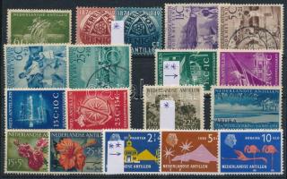 Holland-Antillák 18 db klf jobb bélyeg (Mi EUR 112.-)