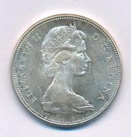 Kanada 1967. 1$ Ag "Kanada megalakulásának 100. évfordulója / II. Erzsébet" T:XF 
Canada ...