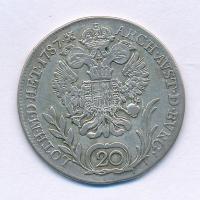 1787B 20kr Ag "II. József" Körmöcbánya (6,44g) T:VF Hungary 1787B 20 Kreuzers Ag "Joseph II" Kremnica (6,44g) C:VF Huszár: 1880., Unger III.: 1329.a