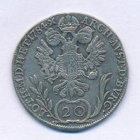 Ausztria 1784A 20kr Ag "II. József" Bécs (6,54g) T:XF Austria 1784A 20 Kreuzers Ag "Joseph II" Vienna (6,54g) C:XF Krause KM#2069