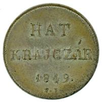 1849NB 6kr Ag T:AU,XF, patina
Adamo B2