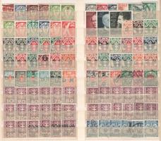 Danzig 240 db klf bélyeg, kétoldalas nagyalakú berakólapon