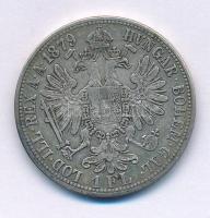 Ausztria 1879. 1Fl Ag "Ferenc József" T:VF patina Austria 1879. 1 Florin Ag "Franz Joseph" C:VF patina Krause KM#2222