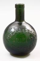 Zwack J. és Társai régi Unicumos üveg, anyagában színezett, hibátlan, m: 15 cm