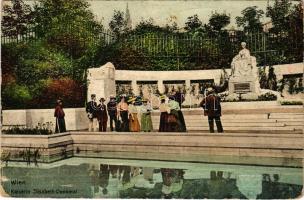 Wien, Vienna, Bécs; Kaiserin Elisabeth Denkmal. Hans Nachbargauer / Sissi statue (Rb)