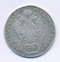 Ausztria 1807A 20kr Ag "I. Ferenc" Bécs (6,56g) T:F Austria 1807A 20 Kreuzers Ag "Franz I" Vienna (6,56g) C:F Krause KM#2141