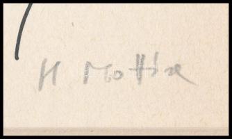 Henri Matisse (1869-1954): Női akt, cinkográfia, papír, utólagos jelzéssel, paszpartuban, 21,5×15,5 ...