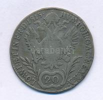 Ausztria 1815A 20kr Ag "I. Ferenc" Bécs (6,42g) T:F, pici peremhiba Austria 1815A 20 Kreuzers Ag "Franz I" Vienna (6,42g) C:F, tiny edge error Krause KM#2142