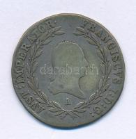 Ausztria 1815A 20kr Ag "I. Ferenc" Bécs (6,42g) T:F, pici peremhiba
Austria 1815A 20 Kreu...