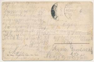 1935 Krynica, Krynica-Zdrój; Földes Margit-krém reklám / bridge, Hungarian advertisement (fa)