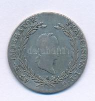 Ausztria 1827A 20kr Ag "I. Ferenc" Bécs (6,58g) T:F
Austria 1827A 20 Kreuzers Ag "Fr...