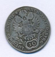 Ausztria 1788A 10kr Ag "II. József" Bécs (3,69g) T:F Austria 1788A 10 Kreuzers Ag "Joseph II" Vienna (3,69g) C:F Krause KM#2066