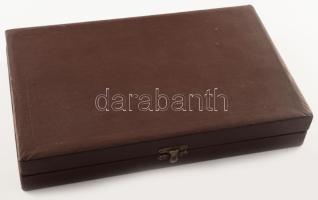 Ezüst (Ag) egyszemélyes (keresztelő) evőeszköz szett, jelzett, PV nettó 117g + az ezüst (Ag) nyelű k...