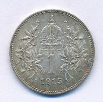 Ausztria 1915. 1K Ag "Ferenc József" T:XF patina Austria 1915. 1 Corona Ag "Franz Joseph" C:XF patina