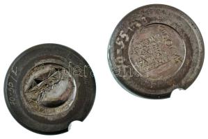 Kiss Nagy András (1930-1997) 1967. "Budapest Aerofila 67 / Nemzetközi Légiposta Bélyegkiállítás" bronz emlékérem verőtő, készült az érem kibocsátásának idején a Pénzverőben / Hungary 1967. "Budapest Aerofila 67 / International Airmail Stamp Exhibition" bronze commemorative medallion's die, made at the time of the medallion's issuance at the Hungarian Mint. Sign: András Kiss Nagy