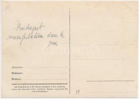 Budapest VI. Oktogon, Strassenkravalle, Militär in Bereitschaft auf der Strasse / utcai zavargások, ...